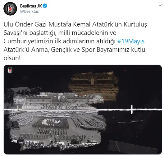 Süper Lig kulüplerinin 19 Mayıs mesajları 4