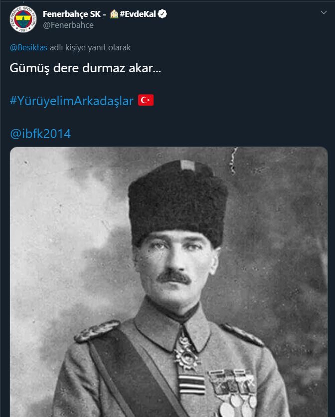 Spor kulüpleri Twitter'da Gençlik Marşı'nı söyledi 2