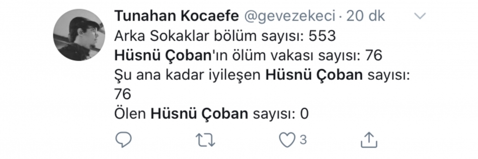 Sosyal medya koronavirüse yakalanan Hüsnü Çoban'ı konuşuyor 5