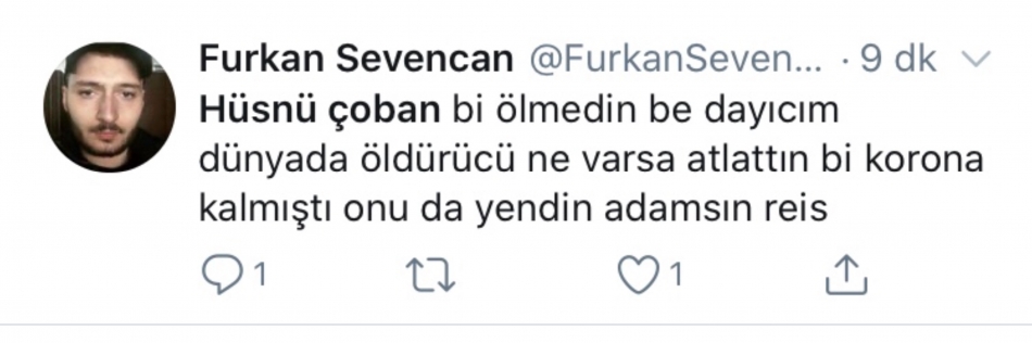 Sosyal medya koronavirüse yakalanan Hüsnü Çoban'ı konuşuyor 3