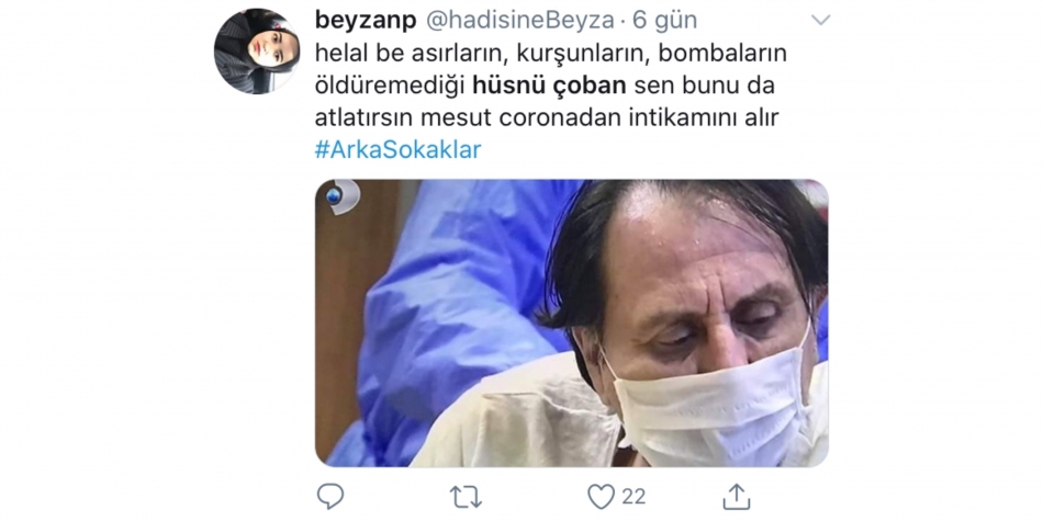 Sosyal medya koronavirüse yakalanan Hüsnü Çoban'ı konuşuyor 10