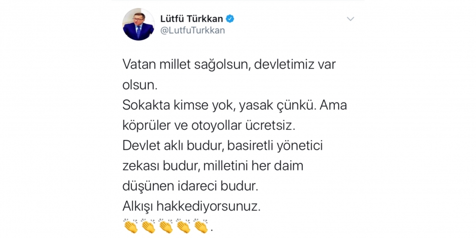 “Otoyollar ve köprüler ücretsiz” kararına sosyal medyadan tepkiler büyüyor 10
