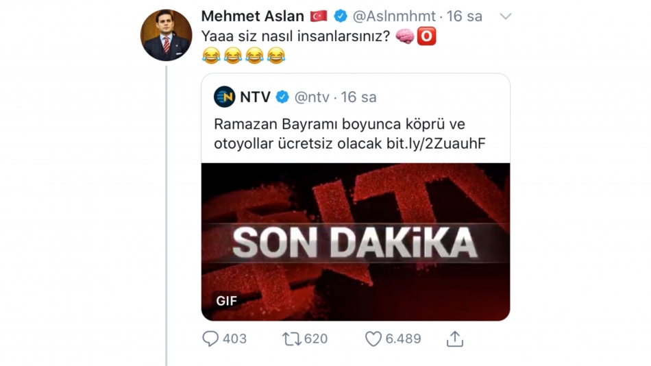 “Otoyollar ve köprüler ücretsiz” kararına sosyal medyadan tepkiler büyüyor 2