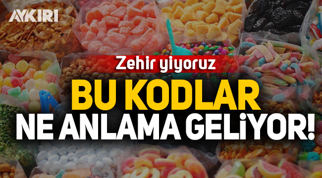 Gıdaların üzerinde yazan E kodları ne anlama geliyor?  1