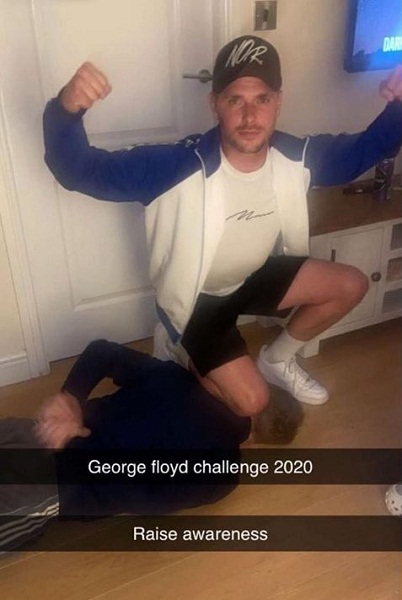 Şok görüntüler... George Floyd'un ölümüyle dalga geçtiler! 3