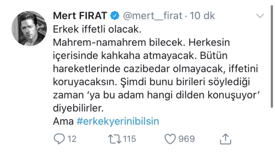Twitter'da #erkekyerinibilsin etiketi gündemde 1