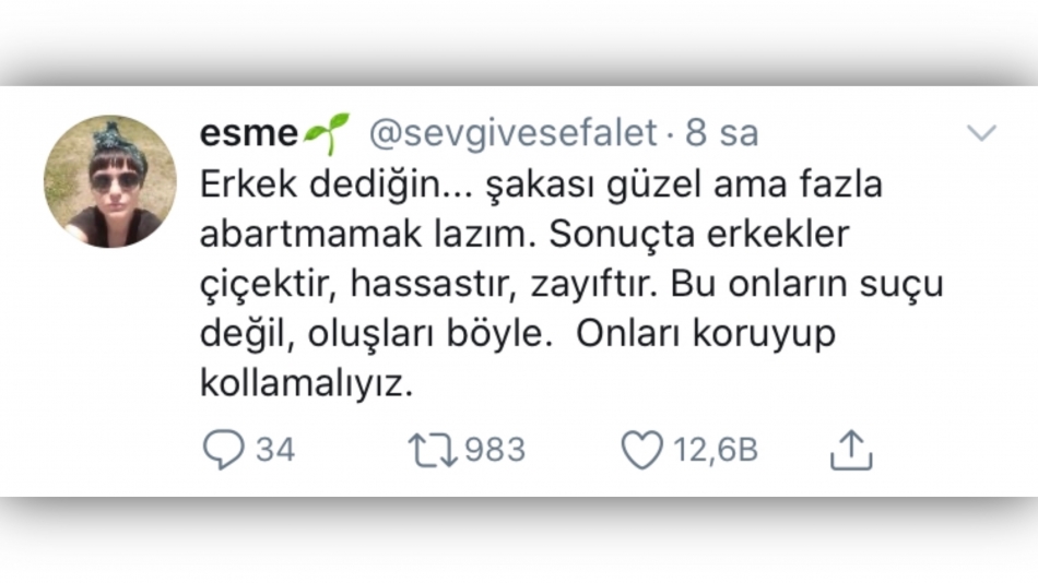 Twitter'da #erkekyerinibilsin etiketi gündemde 14