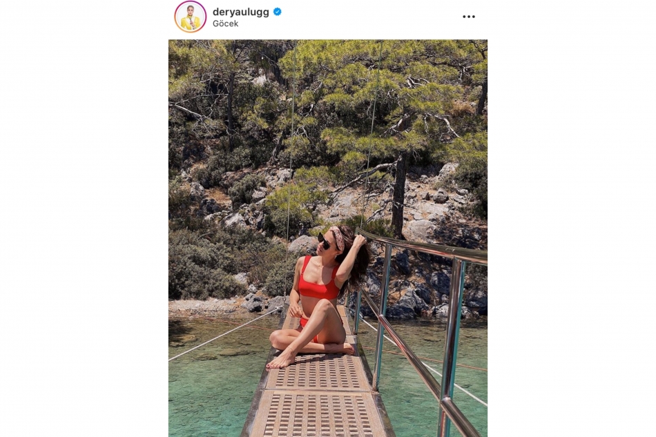 Karantinadan sonra soluğu tatilde alan ünlüler 6