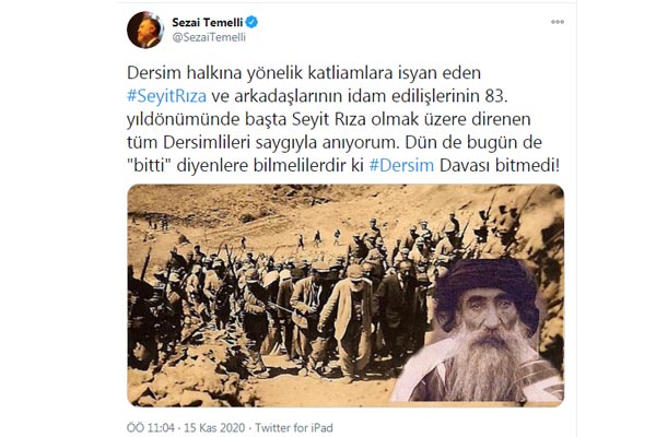 HDP'li Vekiller Seyit Rıza için seferber oldu! 4