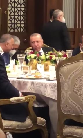 Saray'daki yemek tartışma konusu oldu 2