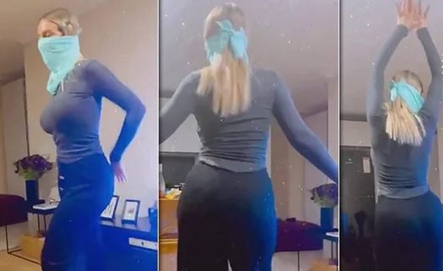 Ünlü spor spikeri Hande Sarıoğlu oryantal oynadı, görüntülerini sosyal medyada paylaştı  2