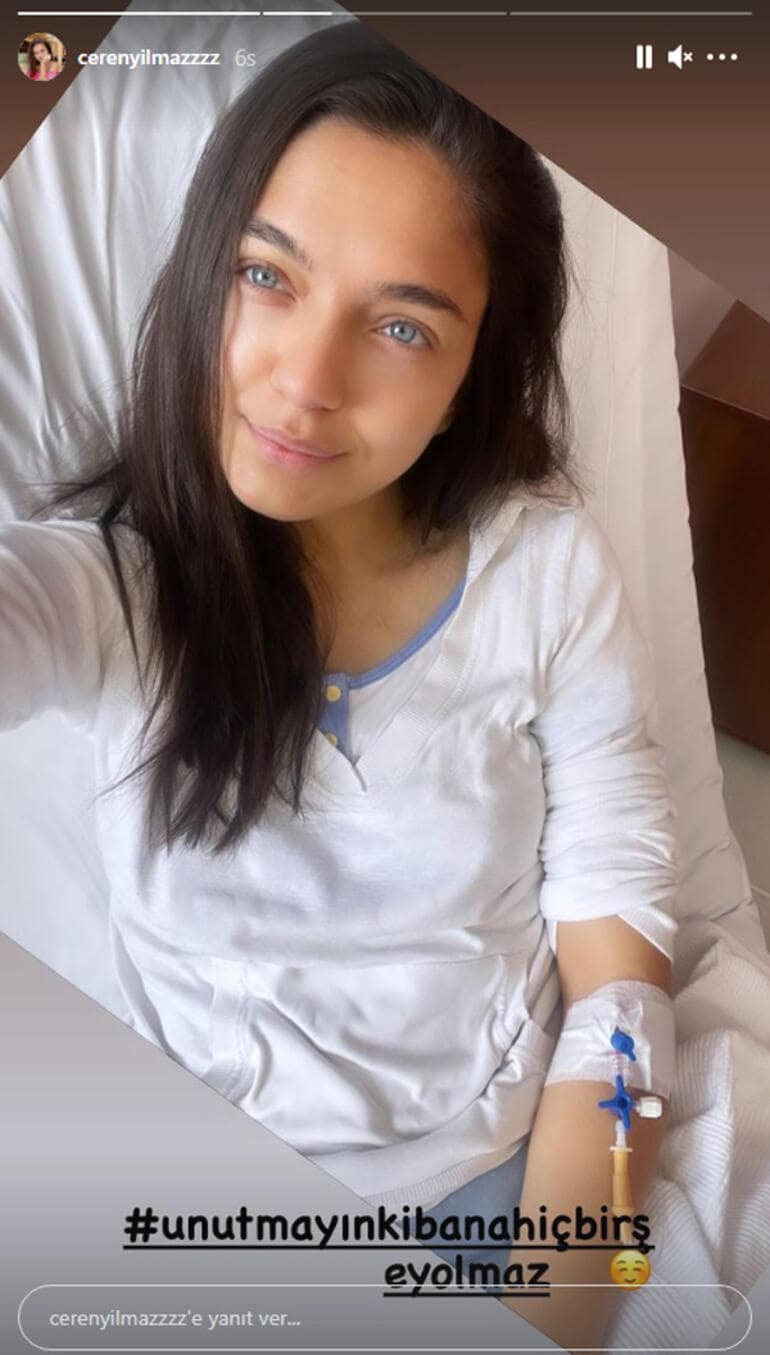 Oyuncu Ceren Yılmaz'a koronavirüs şoku  2