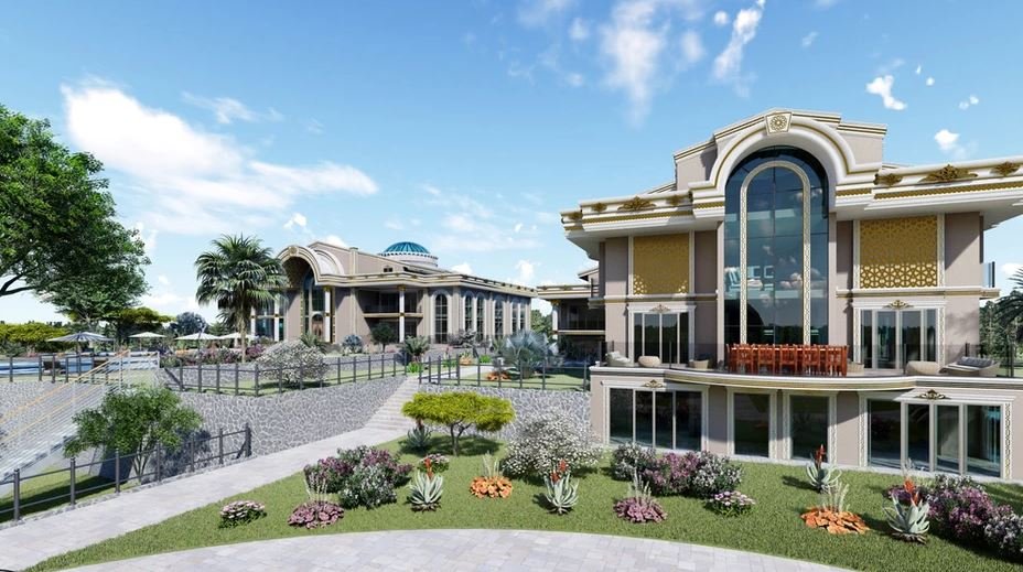 Katar Kraliyet Ailesi'nin Yalova'da yaptırdığı sarayın inşaatı bitti: İşte ilk görüntüler 9